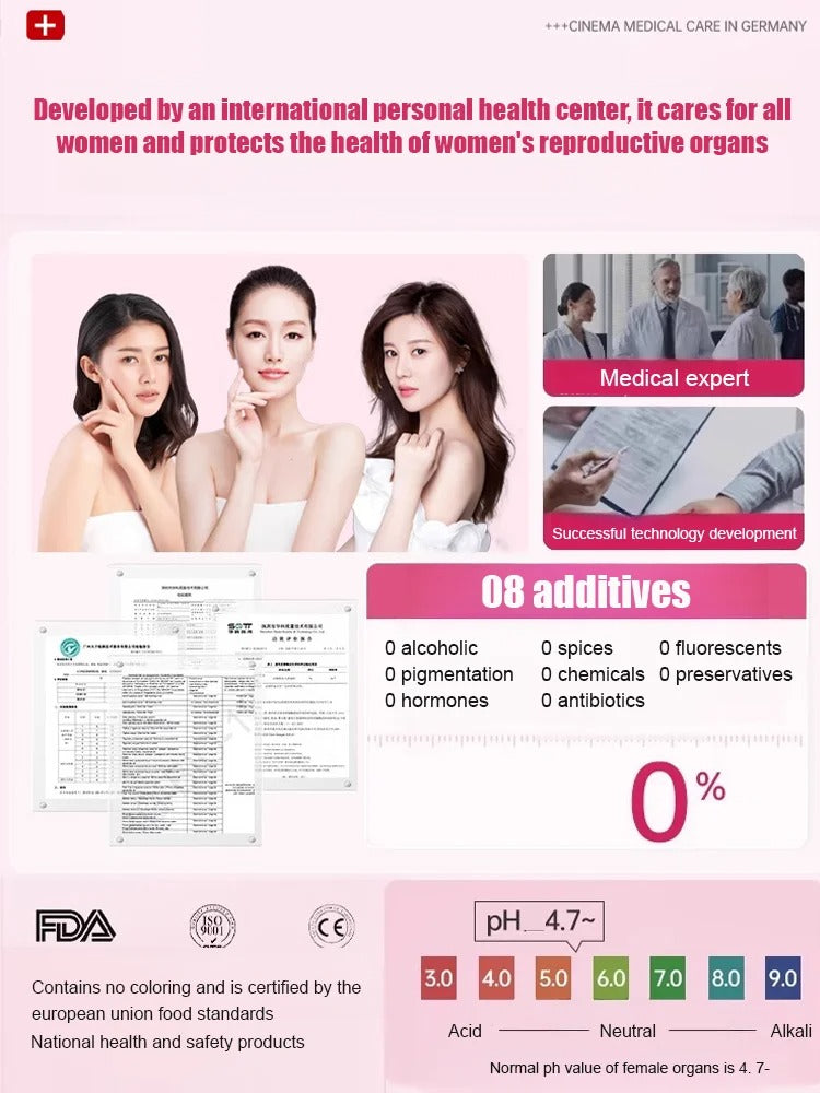 Women's underarm cleanser