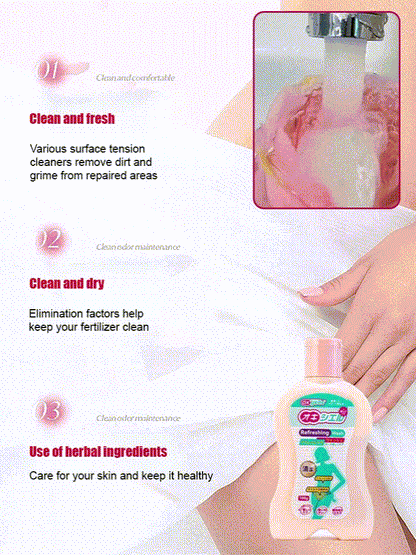Women's underarm cleanser