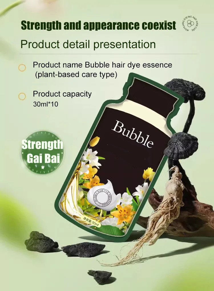 20 Minute Easy Hair Dyeing • Plant Extract Bubble Dyeing