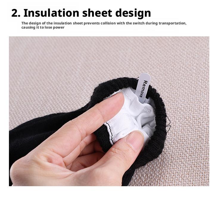 LED light warming gloves