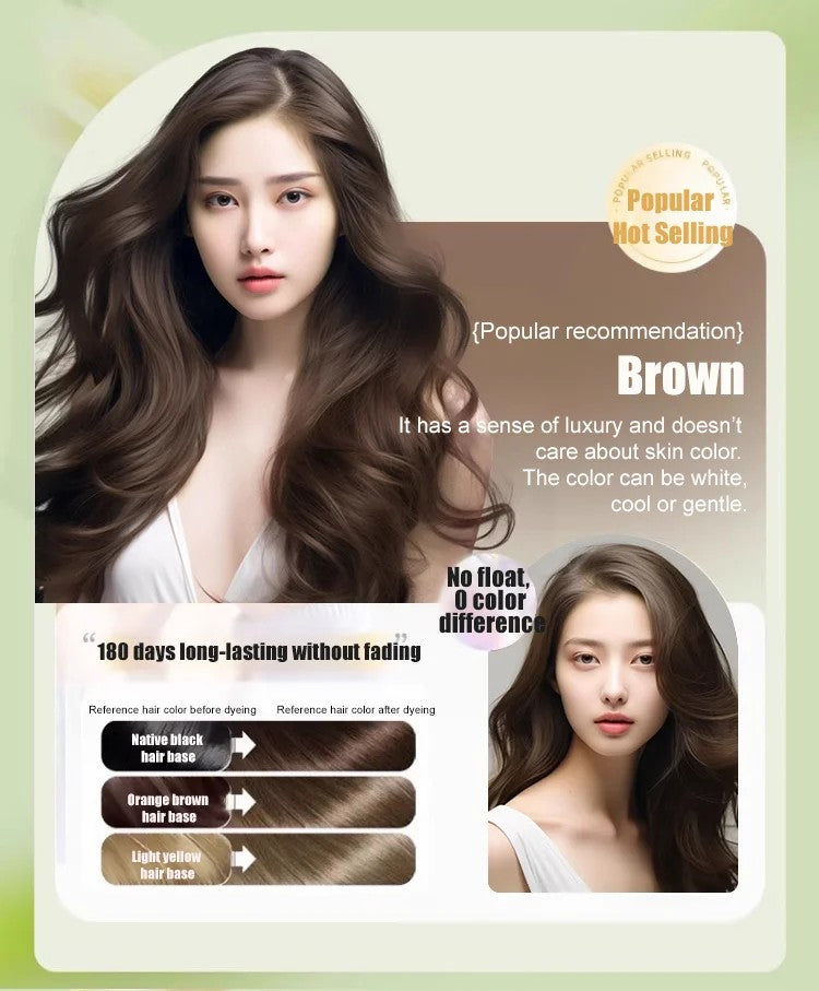 20 Minute Easy Hair Dyeing • Plant Extract Bubble Dyeing