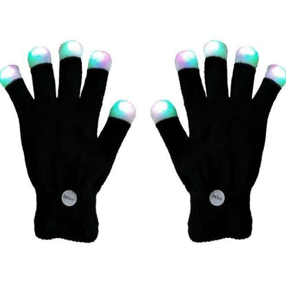 LED light warming gloves