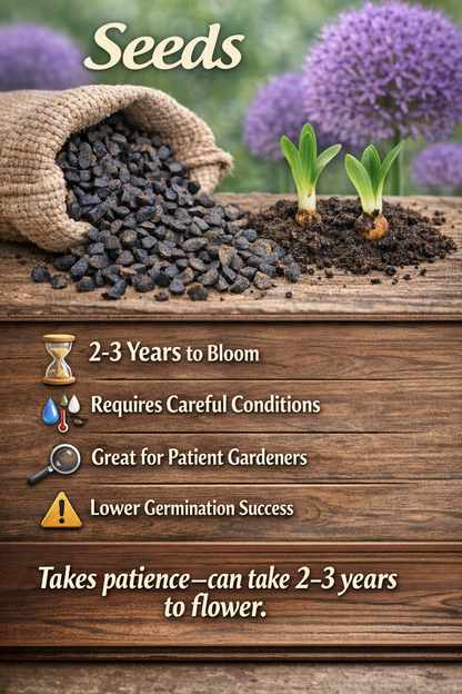 Perennial Blooming Allium Bulbs for Easy Cultivation in All Seasons