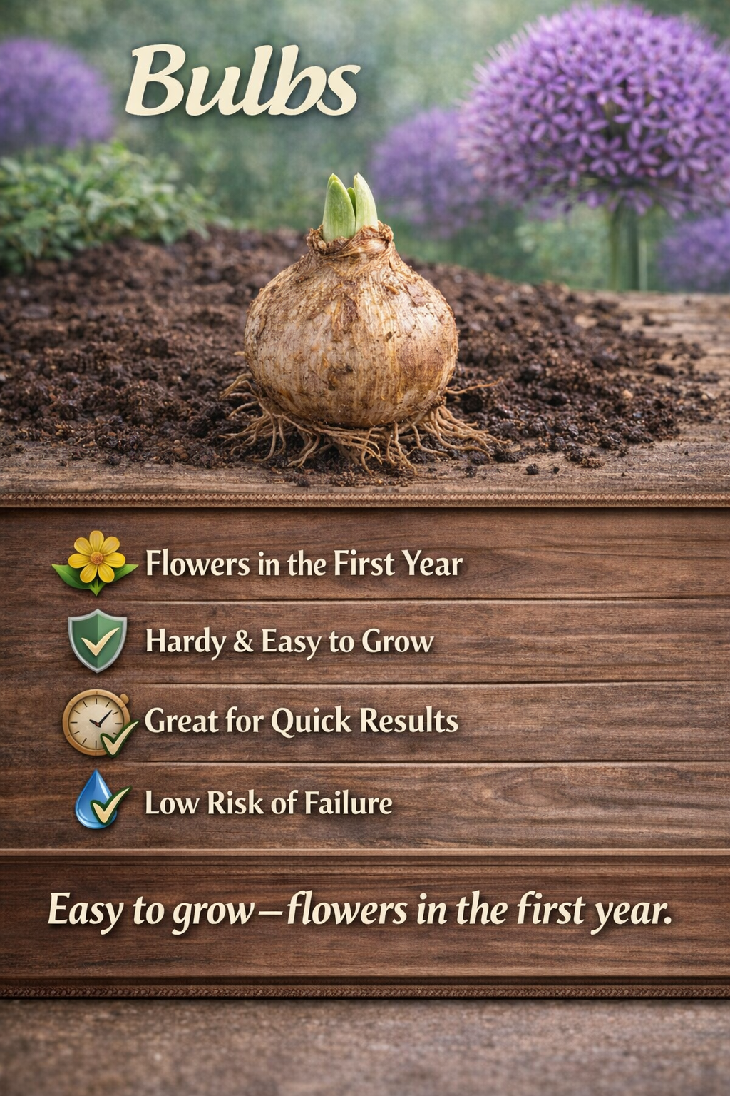 Perennial Blooming Allium Bulbs for Easy Cultivation in All Seasons