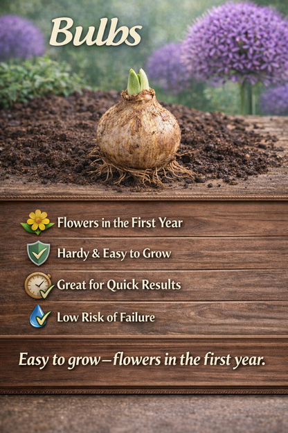 Perennial Blooming Allium Bulbs for Easy Cultivation in All Seasons