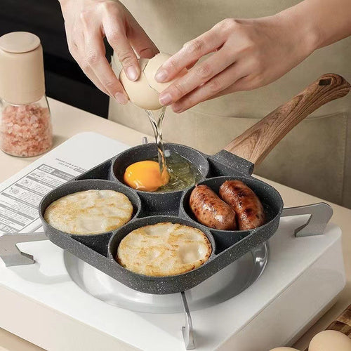 4-Hole Non-Stick Egg Frying Pan