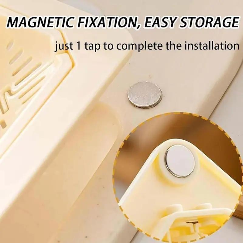 2 Counts Triangular Draining Basket - Kitchen Filter Net Storage Rack Strainer for Vegetable Fruit and Rice Residue