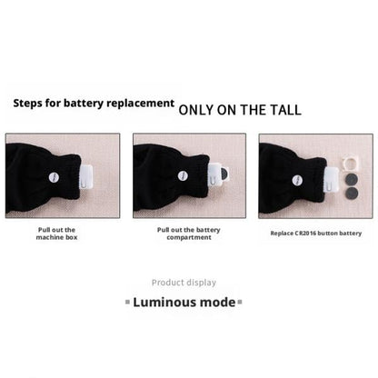 LED light warming gloves