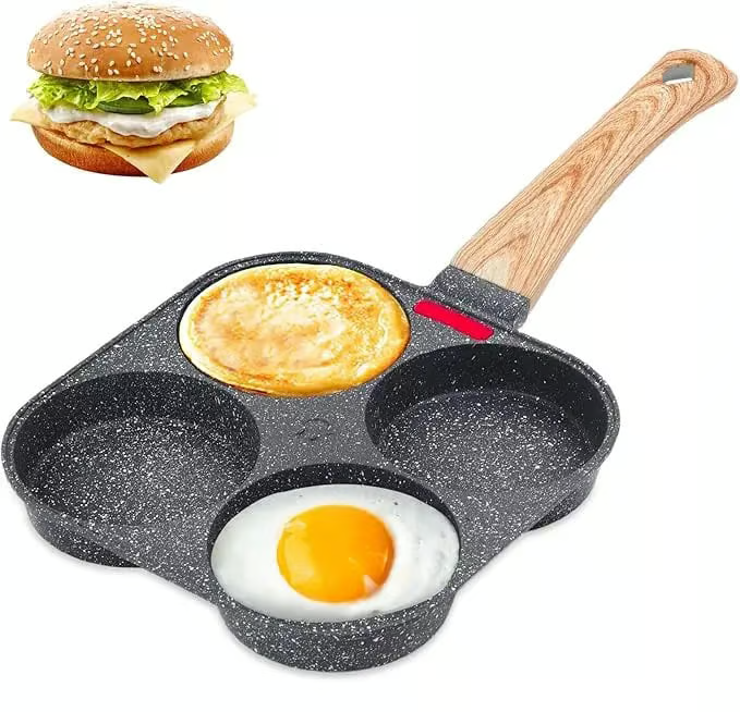4-Hole Non-Stick Egg Frying Pan