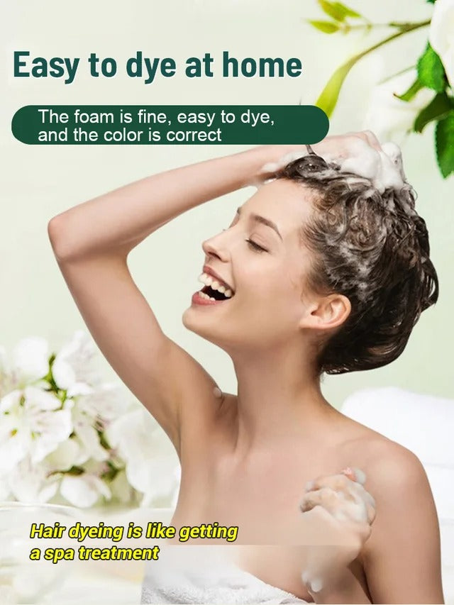 Plant-Based Natural Single-Dose Hair Dye