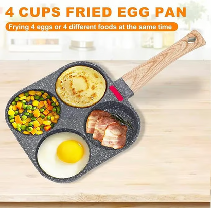 4-Hole Non-Stick Egg Frying Pan